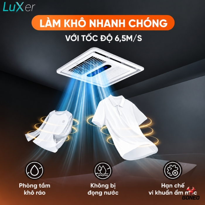 Những tiêu chí cần biết khi chọn mua đèn sưởi âm trần