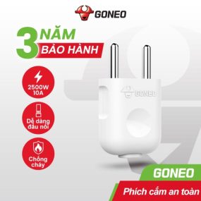 PHÍCH CẮM GONEO CHÂN TRÒN– 10F2 – ĐA NĂNG – CHÍNH HÃNG
