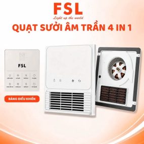 QUẠT SƯỞI ÂM TRẦN NHÀ TẮM FSL 5 IN 1