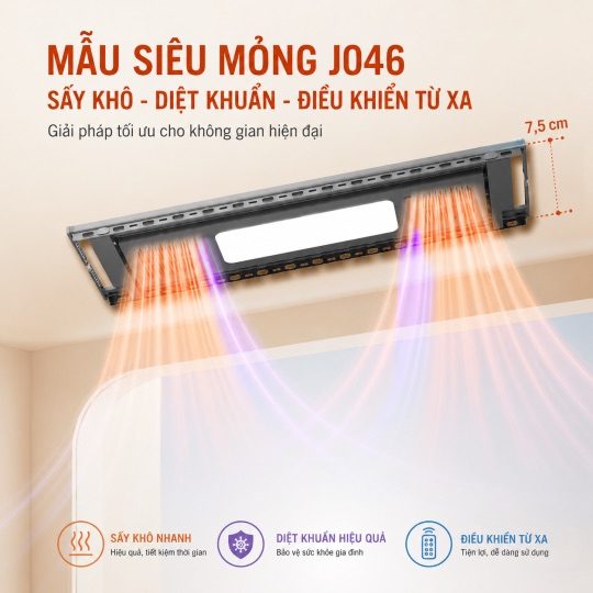 GIÀN PHƠI SẤY KHÔ GONEO - J046A