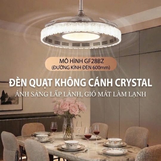 ĐÈN QUẠT KHÔNG CÁNH GONEO - GF28BZ
