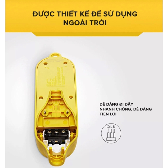 Ổ Cắm Điện Chống Cháy Chống Va Đập – C4000 – Nâng Cấp – Siêu Chịu Tải – 4000W
