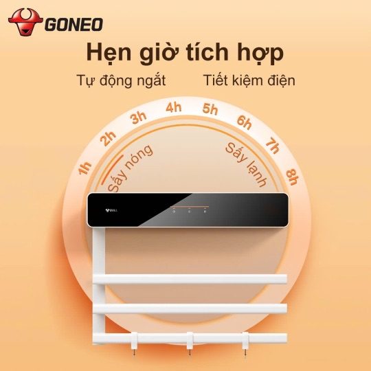 MÁY SẤY KHĂN THÔNG MINH GONEO M02A