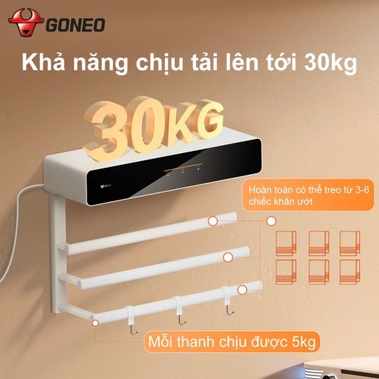 MÁY SẤY KHĂN THÔNG MINH GONEO M02A