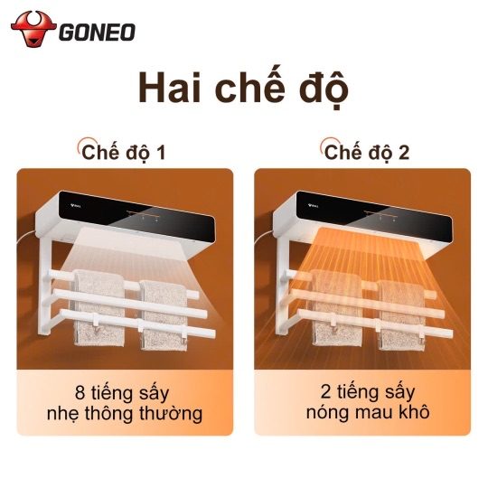MÁY SẤY KHĂN THÔNG MINH GONEO M02A
