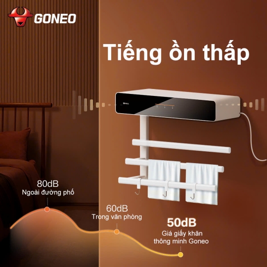 MÁY SẤY KHĂN THÔNG MINH GONEO M02A