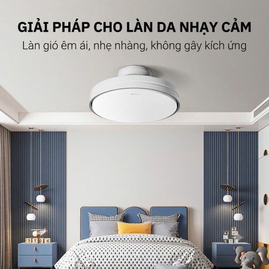 ĐÈN QUẠT KHÔNG CÁNH HÌNH TRÒN GONEO - FO9B