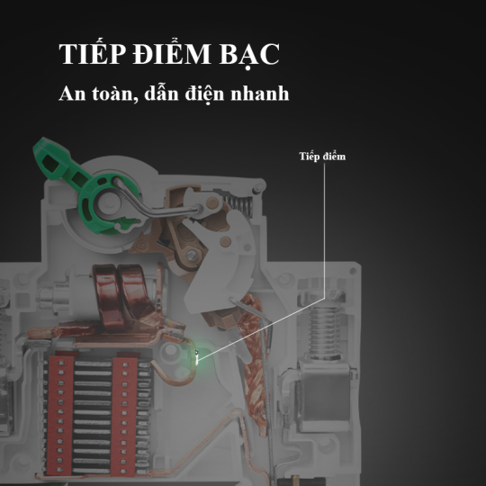 BỘ NGẮT MẠCH ĐIỆN – APTOMAT 2 PHA GONEO– CHÍNH HÃNG (25A)