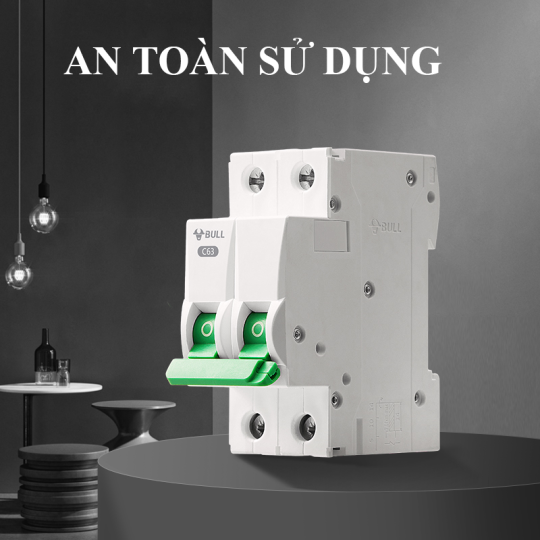 BỘ NGẮT MẠCH ĐIỆN – APTOMAT 2 PHA GONEO– CHÍNH HÃNG (32A)
