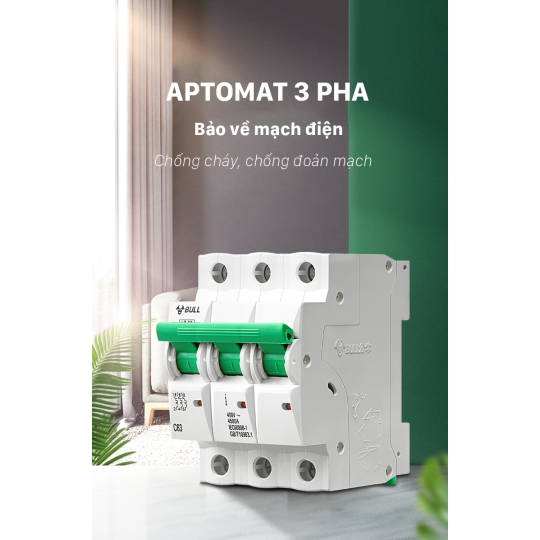 BỘ NGẮT MẠCH ĐIỆN – APTOMAT 3 PHA GONEO– CHÍNH HÃNG (100A)