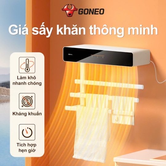 MÁY SẤY KHĂN THÔNG MINH GONEO M02A