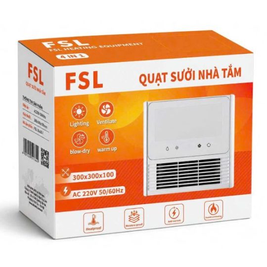 QUẠT SƯỞI ÂM TRẦN NHÀ TẮM FSL 5 IN 1