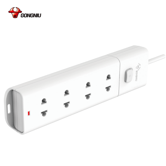 Ổ Cắm Điện Gongniu Đa Năng 4 Ổ 1 Công Tắc 2500W – V1040