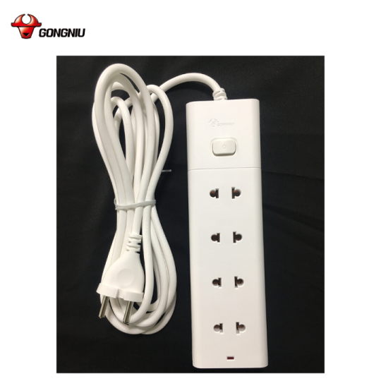 Ổ Cắm Điện Gongniu Đa Năng 4 Ổ 1 Công Tắc 2500W – V1040