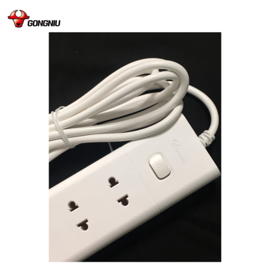 Ổ Cắm Điện Gongniu Đa Năng 4 Ổ 1 Công Tắc 2500W – V1040